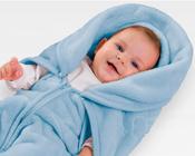 Cobertor Jolitex Baby Sac Relevo - Azul