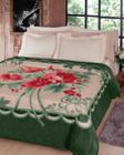 Cobertor Jolitex Casal Kyor Plus 1,80x2,20m Fiore Verde