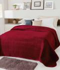 Cobertor Jolitex Casal Kyor Plus 1,80x2,20m Unicolor Vinho