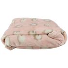 Cobertor Luxo Ovelha Rosa Bebê - Laço Bebê