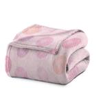 Cobertor manta baby microfibra 200g/m2 - bola rosa