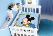 Cobertor Manta Bebe Berço Raschel Plus Disney Mickey Carrinhos - Não Alérgico