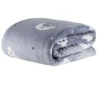 Cobertor Manta Blanket Casal 300g Belinha Cinza - Kacyumara