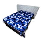 Cobertor Manta Dupla Face Sherpa Casal 2,00x2,20 Azul 04