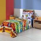 Cobertor manta infantil soft solteiro coleção disney - mickey e amigos - produto original