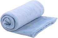 Cobertor Manta Mantinha para Bebe de Microfibra Mami Papi Textil Azul