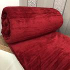 Cobertor Manta Microfibra Aconchego Solteiro - Vermelho