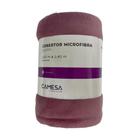 Cobertor Manta Microfibra Queen 2,20 X 2,40 Rosê Camesa