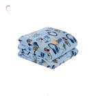 Cobertor Manta Solteiro Infantil Flannel 1,50X2,20 Menino