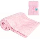 Cobertor Mantinha Para Bebês Macio Manta Buba Rosa