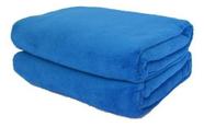 Cobertor Microfibra Liso - Azul Royal