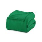 Cobertor Microfibra Liso Casal 180x220 Verde