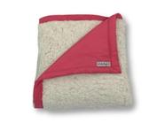 Cobertor Para Bebê Com Sherpa Dupla Face Maternidade Pink