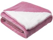 Cobertor para Bebê Realce Happy Day Sherpa - Rosa