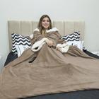 Cobertor para Tv Bege Confortável de Mangas Casa Dona