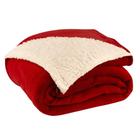 Cobertor Polaris Queen Sherpa Toque Lã - Terracota - Casa Scarpa