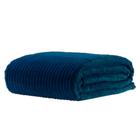 Cobertor Queen Corttex Home Design Luster 100% Poliéster - Azul Marinho