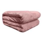 Cobertor Queen Flannel Liso Rosa - Andreza