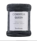 Cobertor Queen Super Soft 300 g/m² Grafite Sonhare