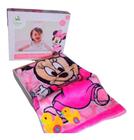 Cobertor Raschel Antialérgico Disney Minnie Patinhos- Licenciado e Original- Jolitex