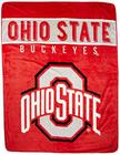 Cobertor Raschel básico” The Northwest Company Ohio State Buckeyes, 60 x 80", vermelho