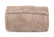 Cobertor Relevo Solteiro Vime Bege1,50 m x 2,20 m - Com 1 peça