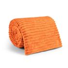 Cobertor Soft Microfibra Relevo Canelada Extra Macia Casal