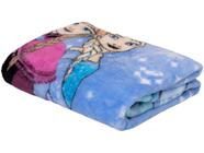 Cobertor Solteiro Jolitex de Microfibra Raschel Plus Frozen Azul