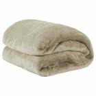 Cobertor Solteiro Microfibra Soft Caqui Exclusiva Linda