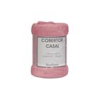 Cobertor Super Soft 300g Casal 180x220cm Rosê Sonhare Sultan