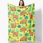 Cobertor Throw Capybara Vtfczeb Flannel 130x150cm para crianças