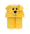 Cobertor tv infantil soft com toca e capuz 102x127 cm cachorrinho amarelo - Loani