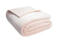 Cobertor Velour 300g Casal 180x220 Microfibra Camesa Rose