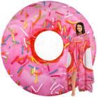 Cobertor Zulay Donut Novelty Big Donut Flannel 152 cm redondo