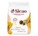 Cobertura Fracionada Gotas Chocolate Branco 2,01kg - Sicao Mais