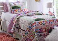 Cobre Leito Colcha Infantil Patchwork Teen Kids Ultrassonic