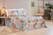 Cobre Leito Colcha King Floral Estampado 3pcs Piquet