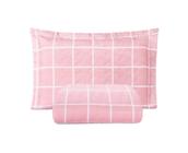 Cobre Leito Colcha Para Cama Solteiro Algodão Feminina Rosa