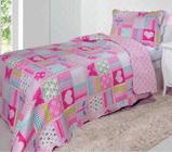 Cobre Leito Colcha Solteiro Infantil Patchwork Teen Kids RZ