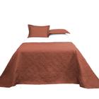 Cobre Leito Elegance King 3 Pecas - Terracota - Lux Enxovais