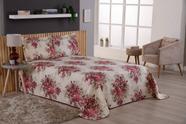 Cobre Leito Estampado Para Cama Casal King 3 Peças Flores