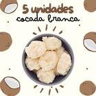 Cocada Branca Embalada Kit 5un Uma Delícia Guloseima/ Doces/ Festa de aniversário/ Festa Junina