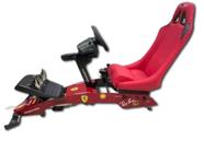 Cockpit simulador kfire ferrari vermelho