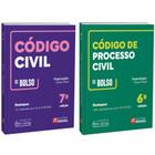 Código Civil + Processo Civil de Bolso - Atualizados