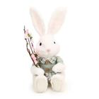 Coelho Da Páscoa Sentado Verde C/ Flores (Belle Lapin) 32cm 1036944A Cromus