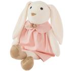 Coelho de Pelúcia Malu 30cm Coelhinho da Pascoa Decorativo Brinquedo Infantil - WU Bichos de Pelúcia