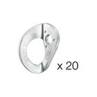 Coeur Stainless - Pacote com 20 Chapeletas Aço Inox 316L Petzl