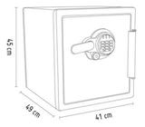 Cofre Digital Á Prova D'Água E Fogo 35 Litros 45X49X41Cm