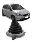 Coifa Câmbio Sem Manopla Sanfonada Honda Fit 03 A 08 Preto - Nat