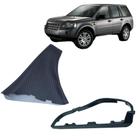 Coifa com suporte aro da Alavanca Freio Mão Land Rover Freelander 2 2007 a 2012 - Tunning couros